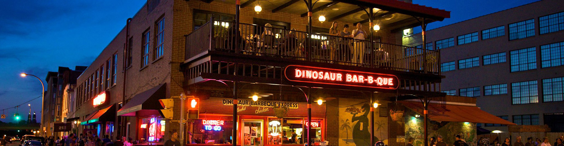 MCK Building Associates Dinosaur BBQ exterior